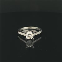 Ring Cianfrone Gioielli Woman in White Gold Diamante 1.00 Ct ANOR-129-198 - ANOR-129-198